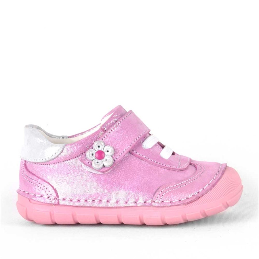 Genuine Leather Pink Baby Girl First 