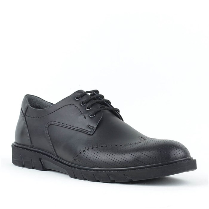 Deri Siyah Casual Klasik Erkek Ayakkabı