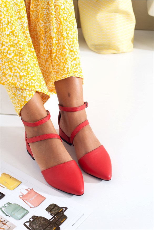 Anwen Kırmızı Topuklu Ayakkabı   