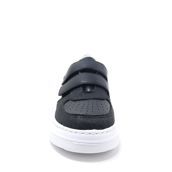 Artico Hellsa Siyah Beyaz Cırtlı Çocuk Spor Ayakkabı
