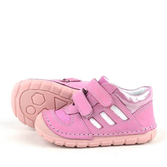 Rakerplus Hakiki Deri Pembe İlk Adım Kız Bebek Ayakkabısı